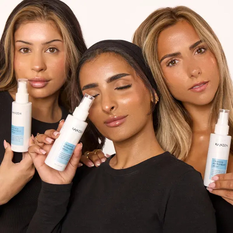 Kanzen Skincare Hypochlorous Cleansing anti Bacterial Spray 125Ml 4.2 Fl Oz | 125Ppm Hypochlorous Acid, Skincare Facial Spray | for Sensitive Skin, Acne Prone Skin, Non Comedogenic | Pure Ingredients