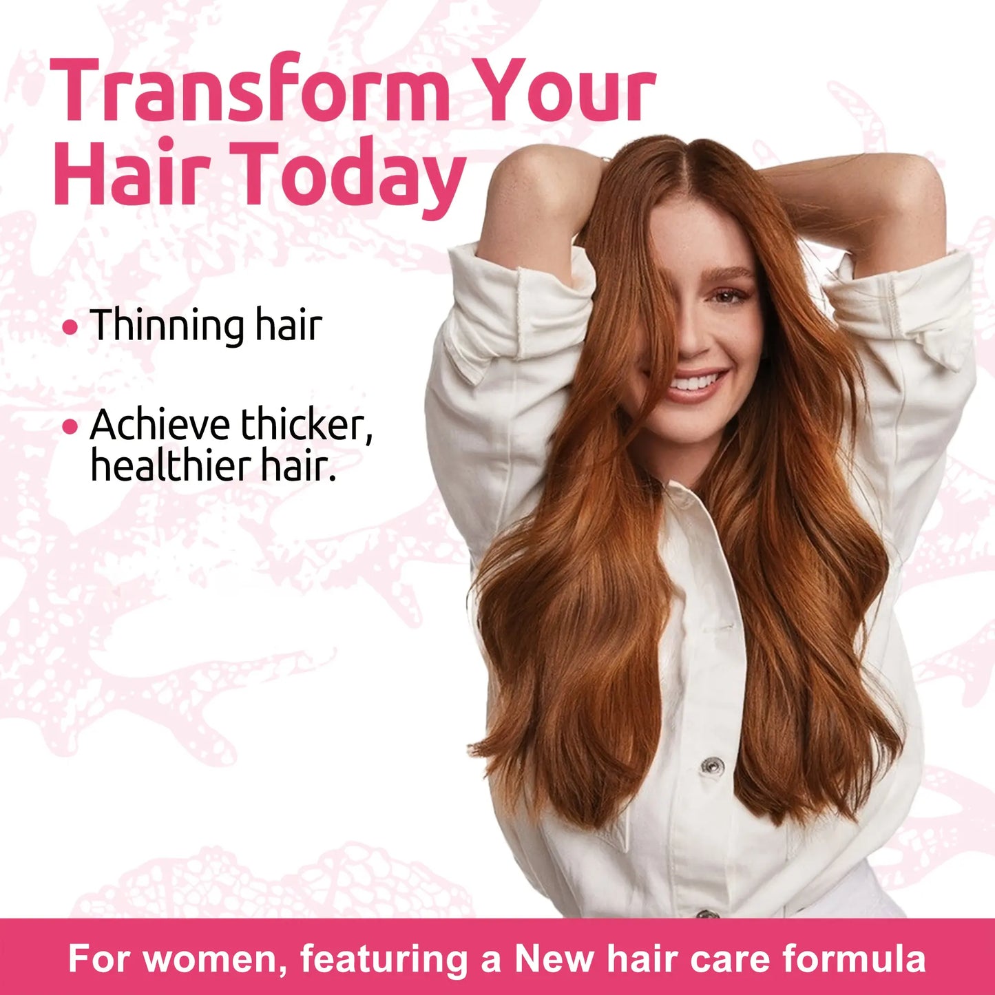 Ecoblend Women'S Hair Growth Dietary Supplement Gummies - Natural Blend, Prop 65 Safe, Gentle Formula for Thinning Hair Nourishment & Fuller Locks, Filled, Mixed Berry Flavor, 90 Count (45-Day Supply), Chewable, Hair & Nail Care