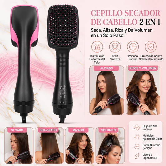 Cepillo Moldeador 3 en 1