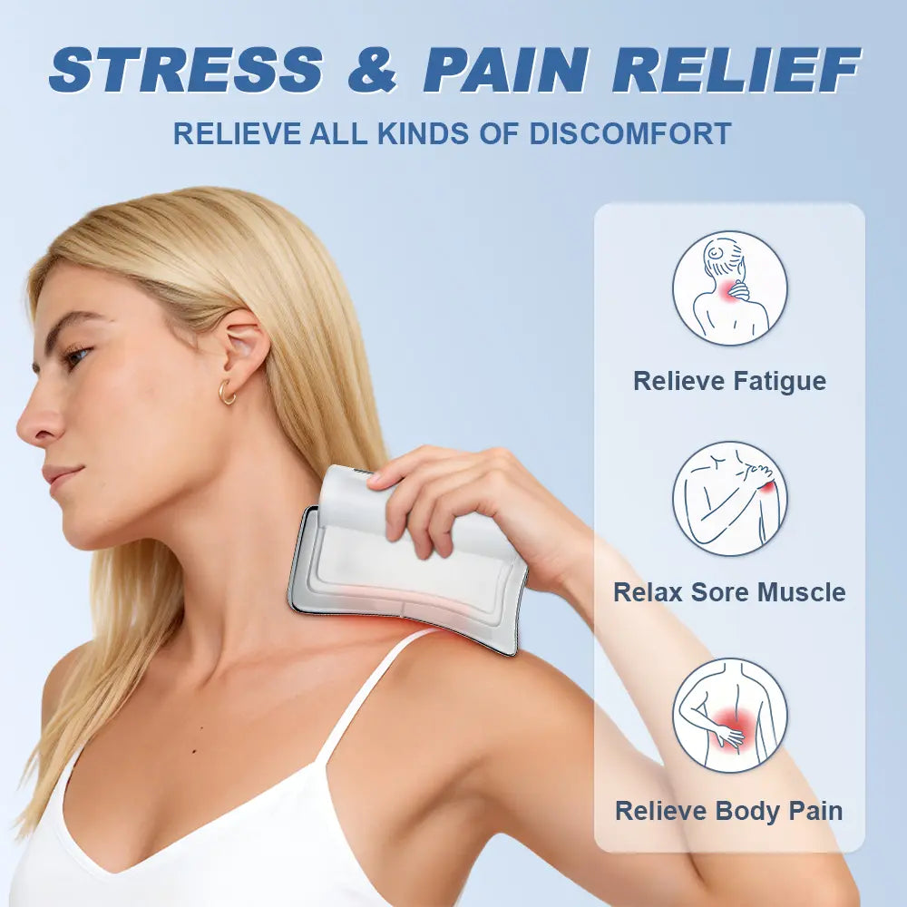 Sculptor Full Body Contouring Device with Heat Therapy EMS High-Frequency Vibration&Gua Sha Massage for Muscle Relief and Deep Tissue Stimulation